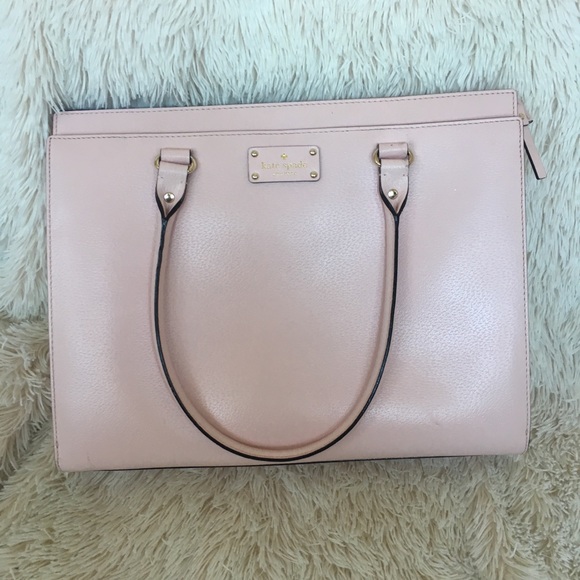 • kate spade pink wellelsy durham tote • - Picture 4 of 7